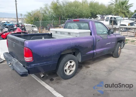 1999 Dodge Dakota Slt/Sport from USA, damaged, VIN 1B7FL26X9XS194821